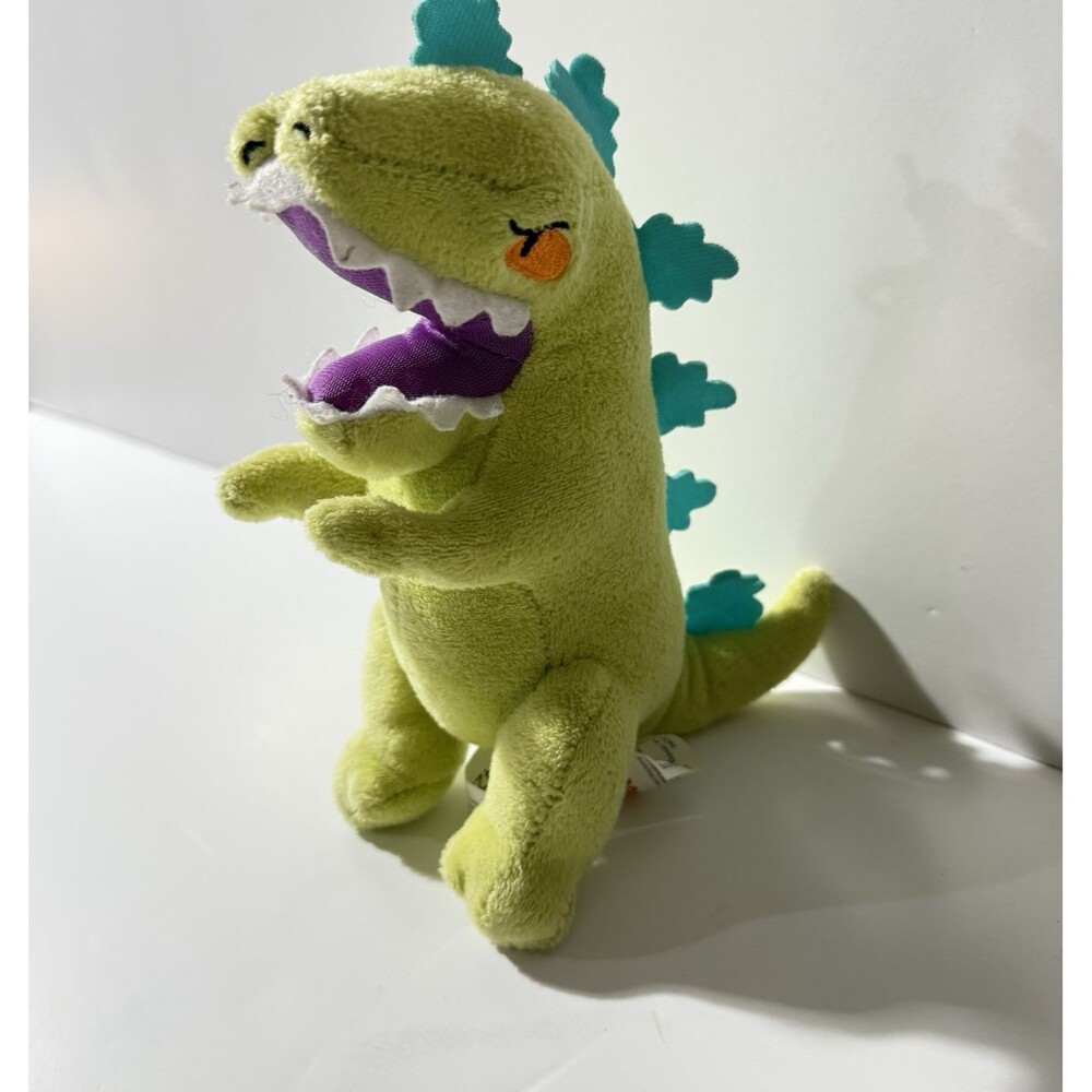 NWOT Nickelodeon Rugrats Reptar Dinosaur Plush 8” – 2021 – Multicolor – Stuffed